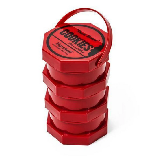 Cookies Stockage Stackable - Rouge (3pièces)