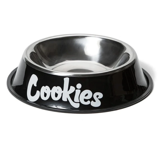 Cookies Dog Bowl - Black