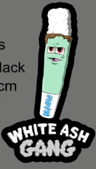 Stickers Logo - White Ash Gang