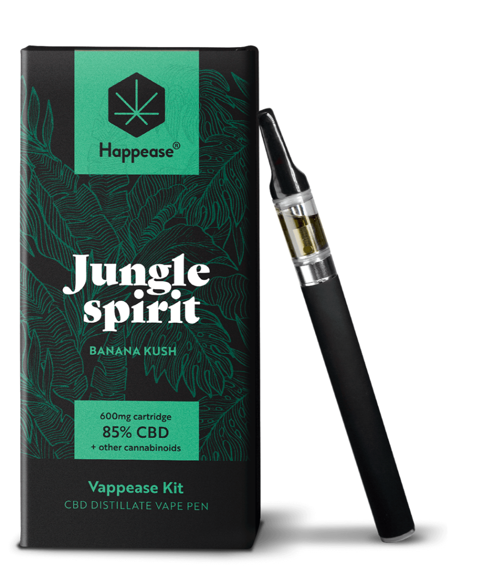 Happease Vape Pen  - Jungle Spirit "Banana Kush" (85% CBD)