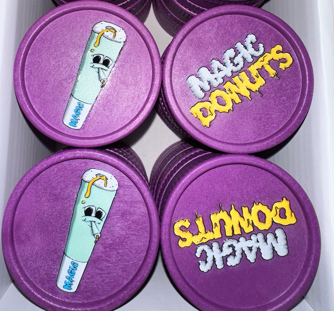 Magic King Purple Hemp Grinder - Magic Donuts