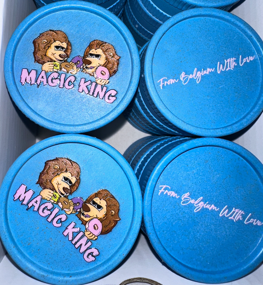 Magic King Chanvres Grinder Bleu - Lions Donuts (2pièces)