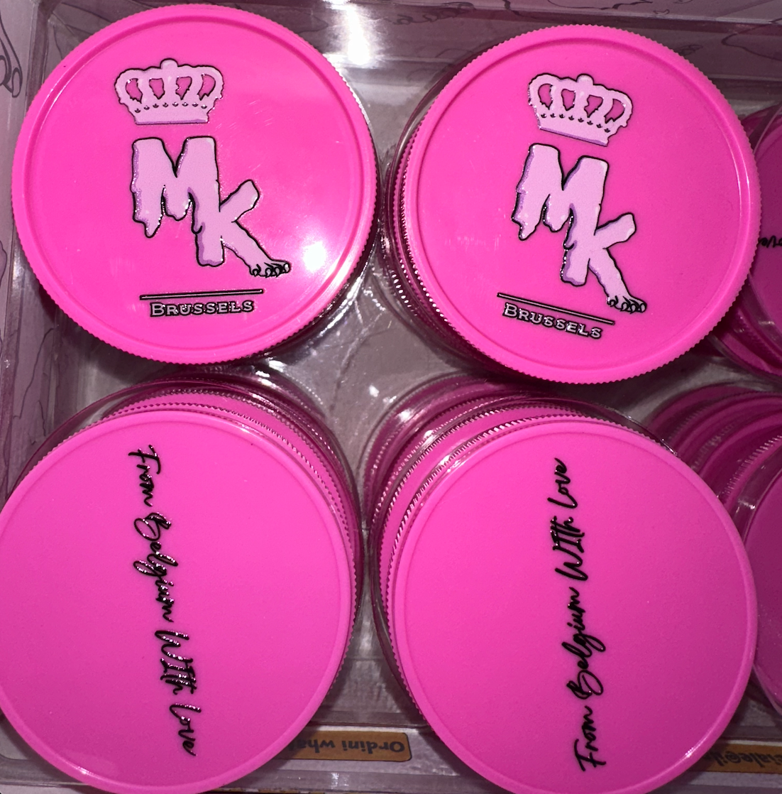 Magic King Grinder Plastique Rose - MK Melted (2pièces)