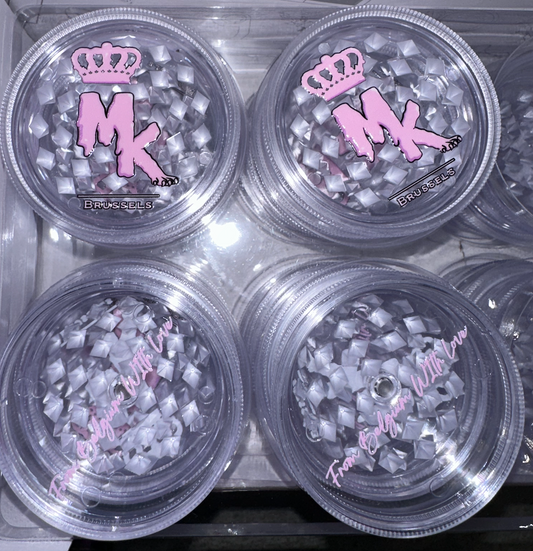 Magic King Grinder Plastique - MK Melted "Transparent"