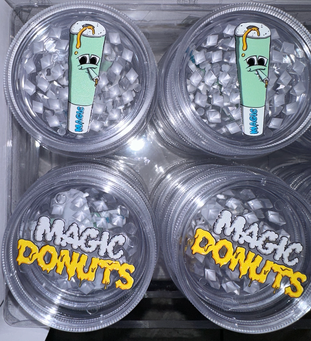Magic King Transparent Grinder Plastique - Magic Donuts