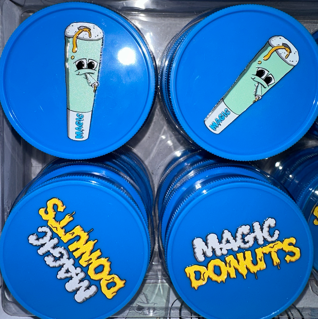 Magic King Blue Grinder Plastique - Magic Donuts