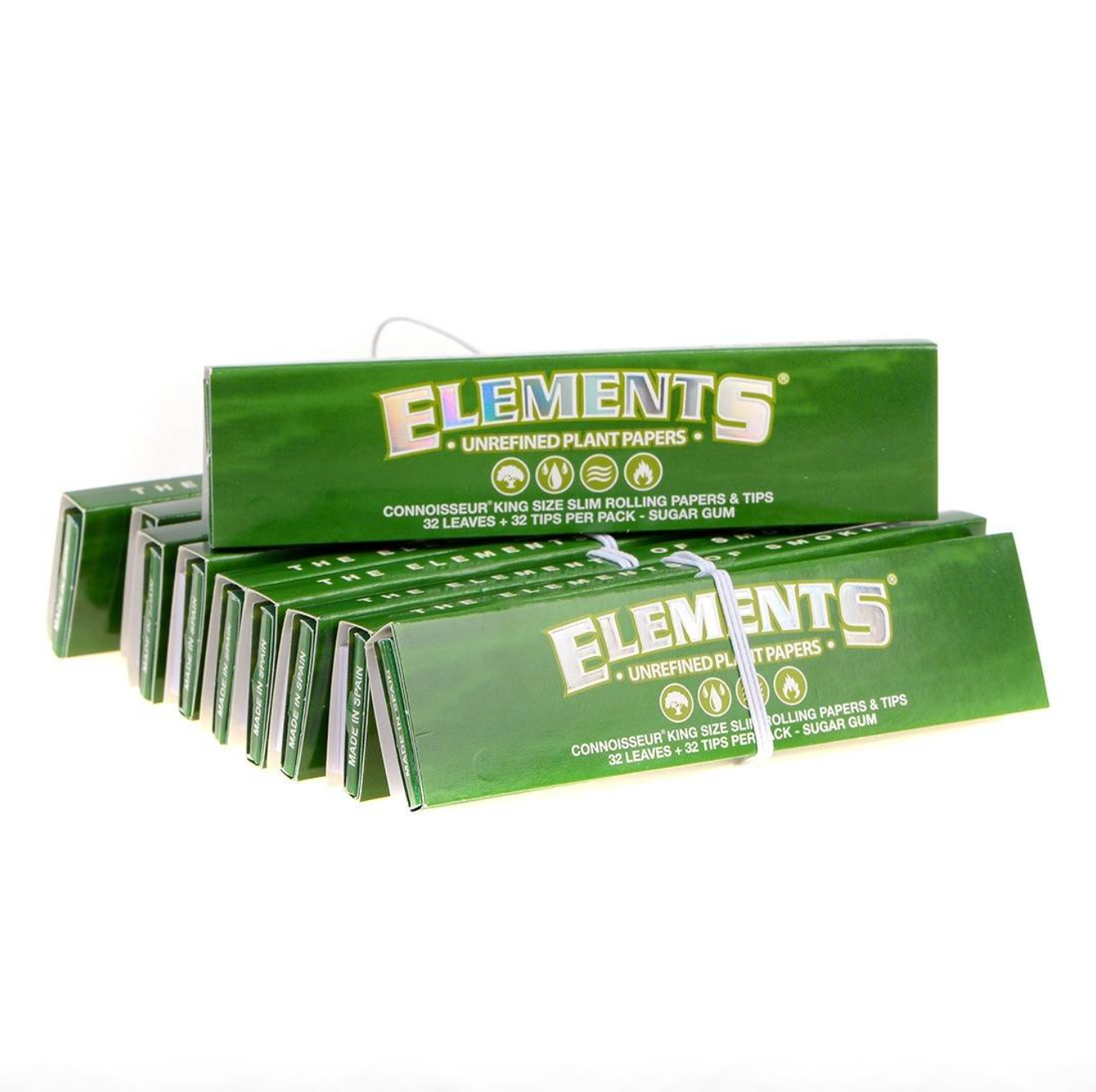 ELEMENTS Connoisseur - Papier à rouler + Filtres Tips (Plante)