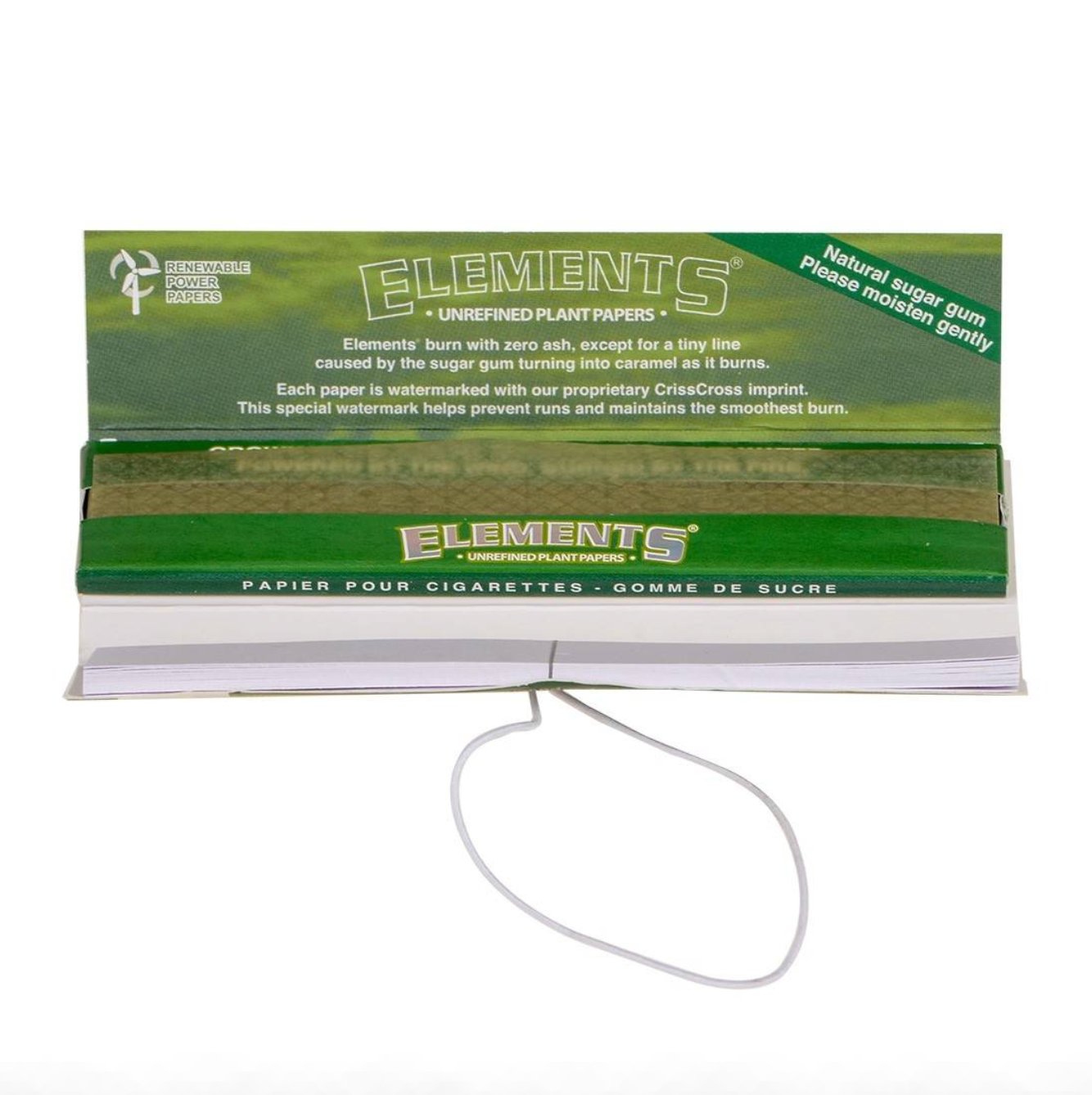 ELEMENTS Connoisseur - Papier à rouler + Filtres Tips (Plante)