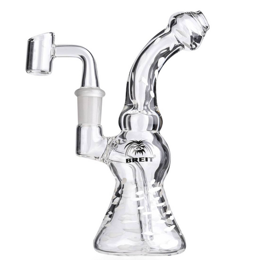 DAB Bong Verre - Bubbler Breit Transparent (16cm)