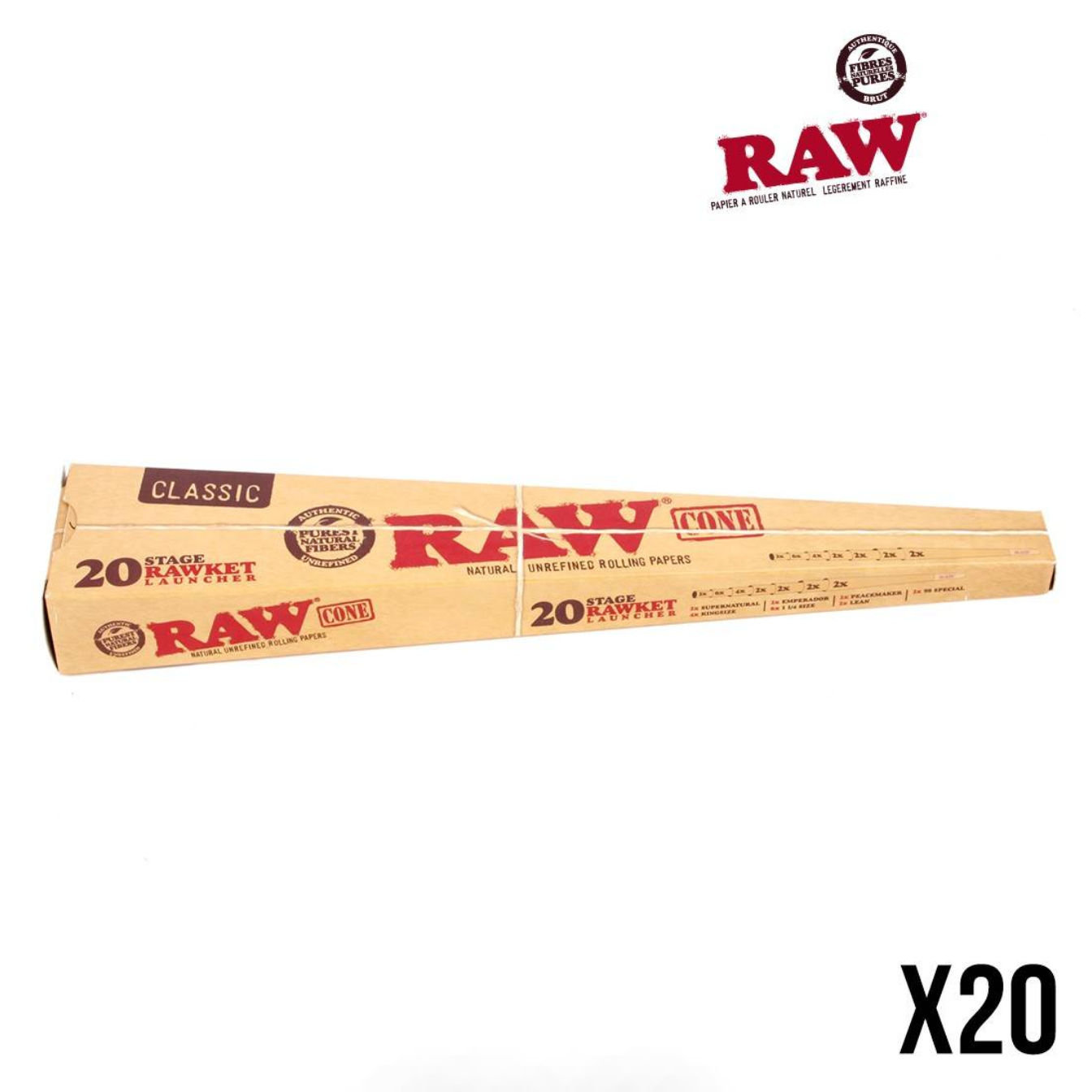 RAW "Cone" - Rawket Stage (20x)