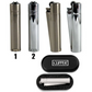 Clipper Metal - Silver/Bronze (1pc)