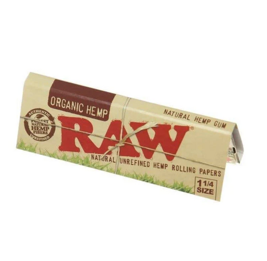 RAW ORGANIC "Feuilles à Rouler + Filtres Tips " Connoisseur (1/4)