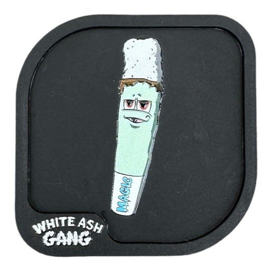 Magic King Chanvres Grinder Noir - White Ash Gang Carré (2 pièces)