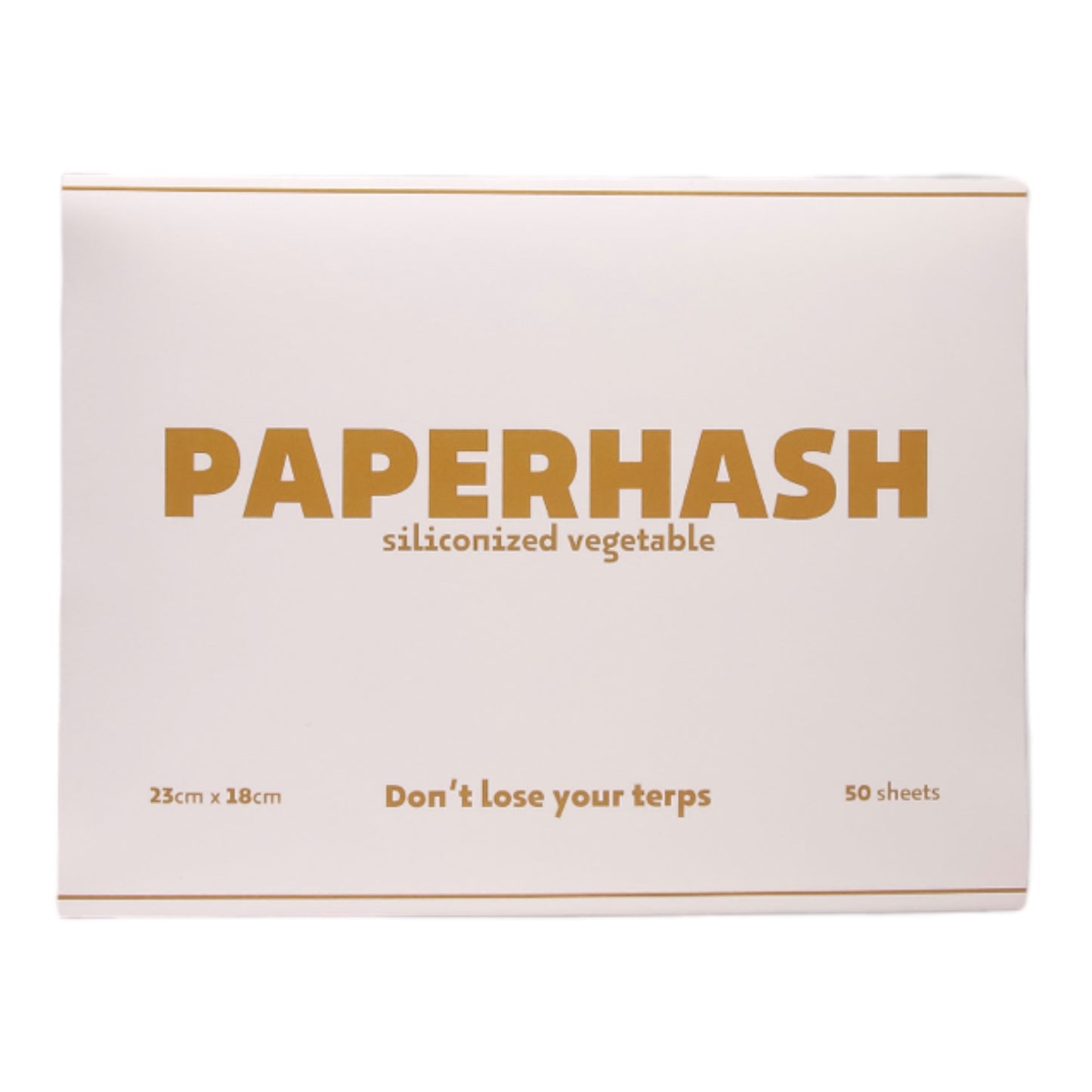 Papier végétal professionnel pour Haschich (Cure) - HASHPAPER 50x feuilles (23cm x 18cm)