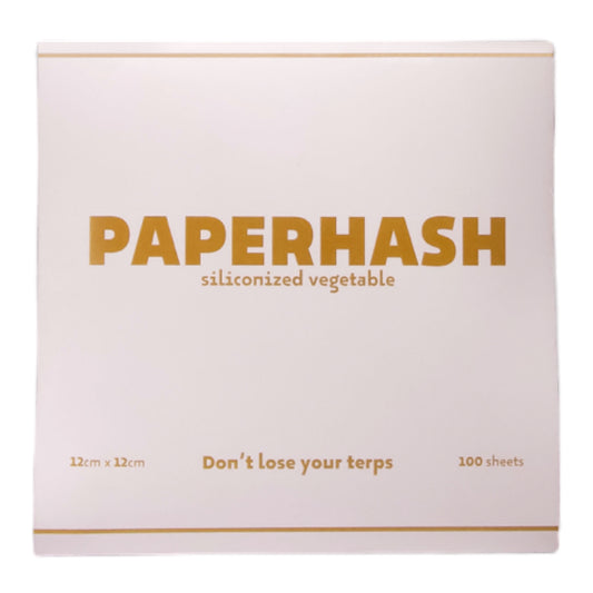 Papier Végétal professionnel pour Haschich (Cure) - HASHPAPER 100x feuilles (12cm x 12cm)
