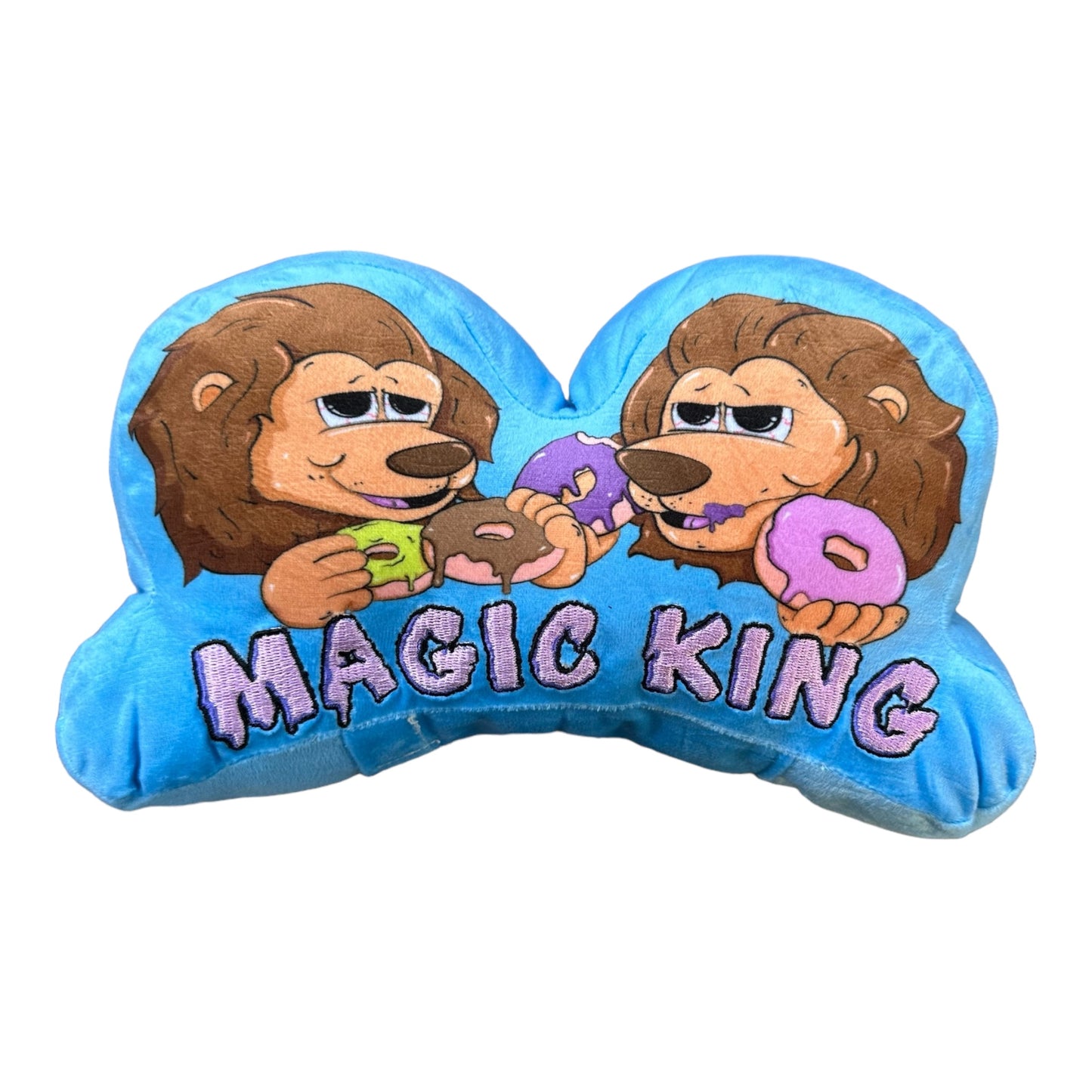 Magic King - Coussin/Peluche "Bleu Aqua"