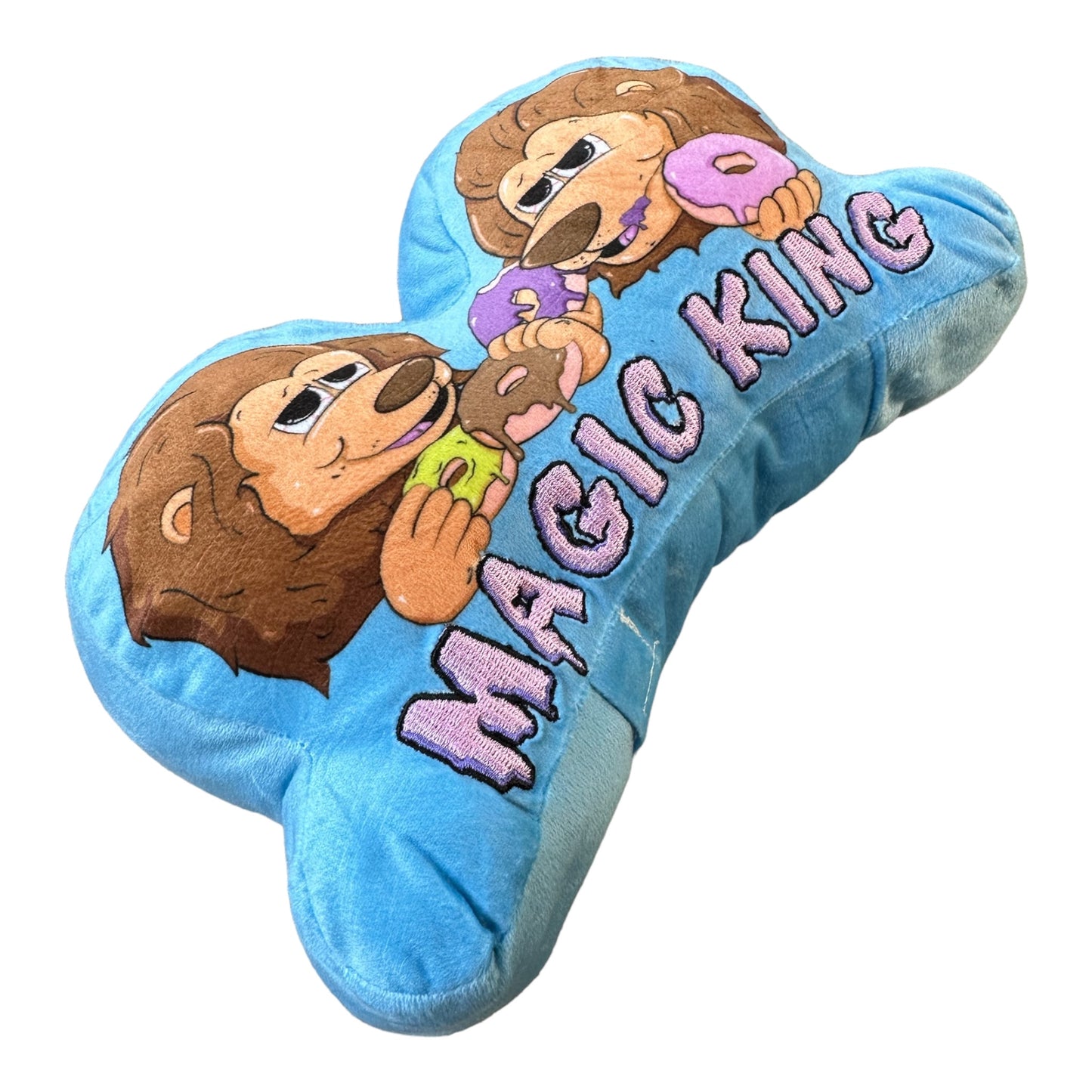 Magic King - Coussin/Peluche "Bleu Aqua"