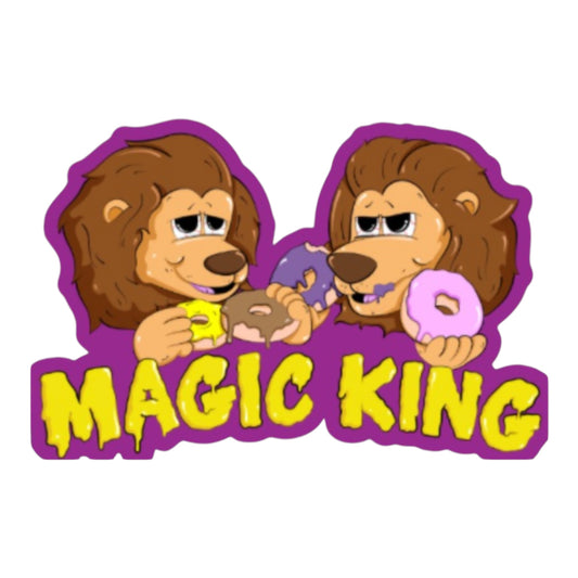 Stickers Logo - Lions Donuts Mauve/Jaune