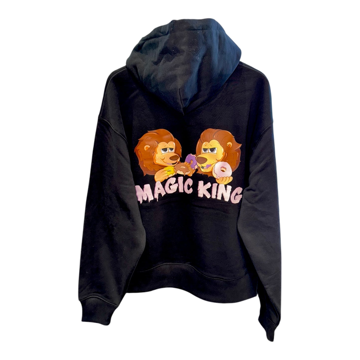 Magic King Hoodie Noir "5th Anniversary Edition" - LIONS DONUTS "500gr"