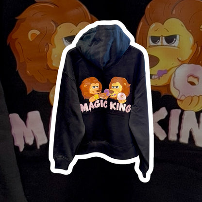 Magic King Hoodie Noir "5th Anniversary Edition" - LIONS DONUTS "500gr"