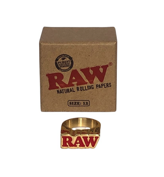 RAW GOLD "Bague Fumeur" (Taille 11)