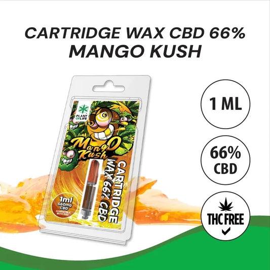 Vape Pen Plant Of Life (1ml) - Wax Mango Kush (66% CBD)