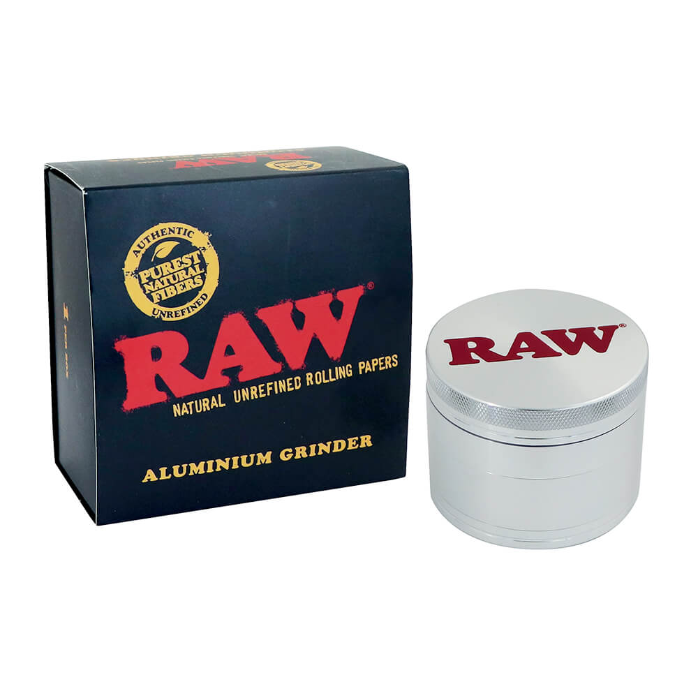 RAW Grinder Métal - Silver (4pièces)