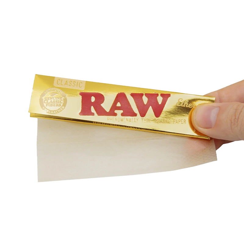 RAW "Rolling Papers" ETHEREAL - KS Slim (Gold)