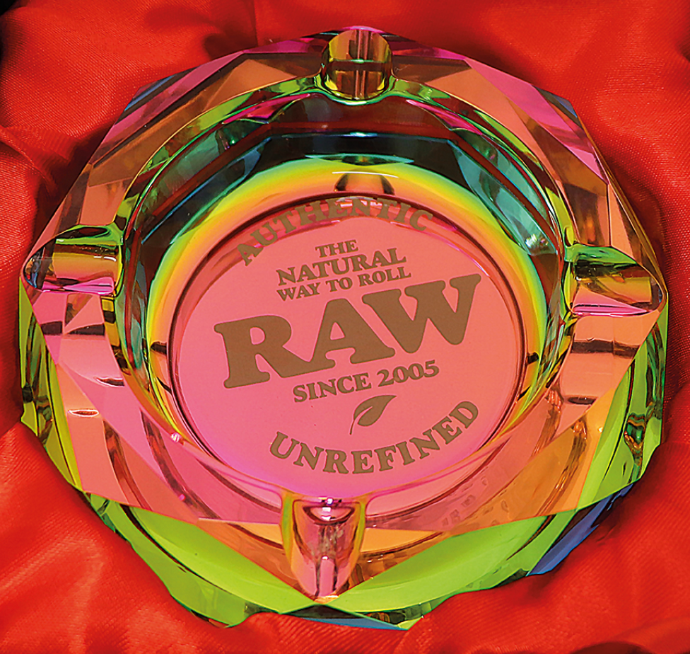 RAW "Cendrier" - Verre Rainbow