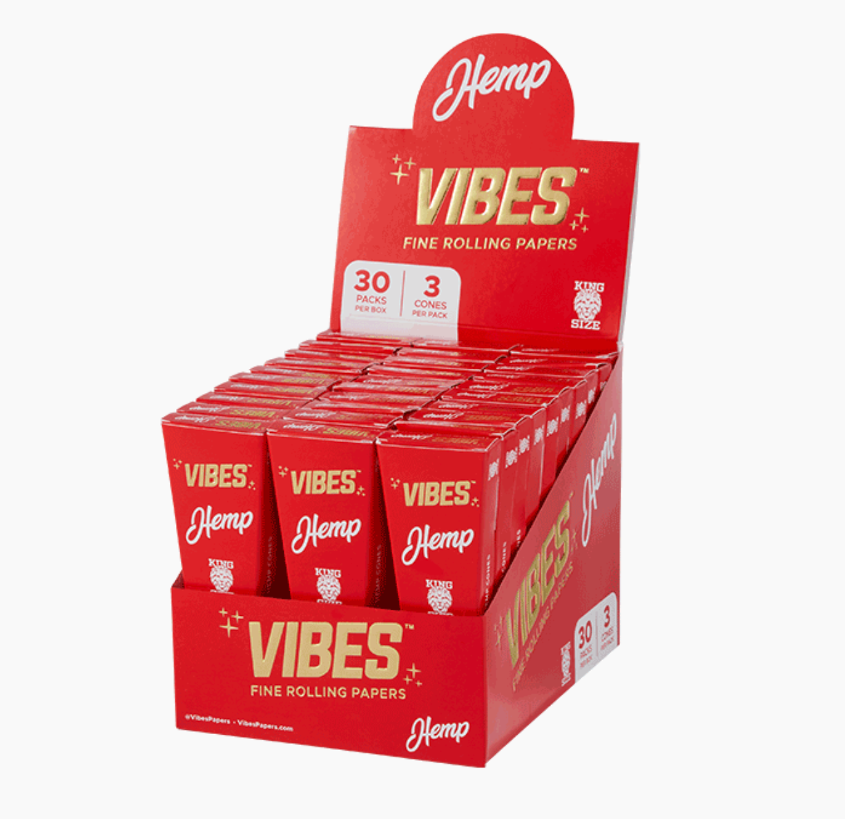 VIBES Cones - Red (Hemp)