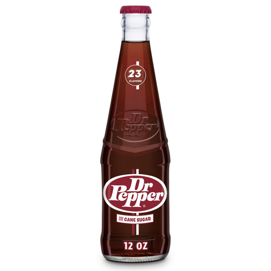 Dr Pepper Bouteille Verre - Cane Sugar (355ml)