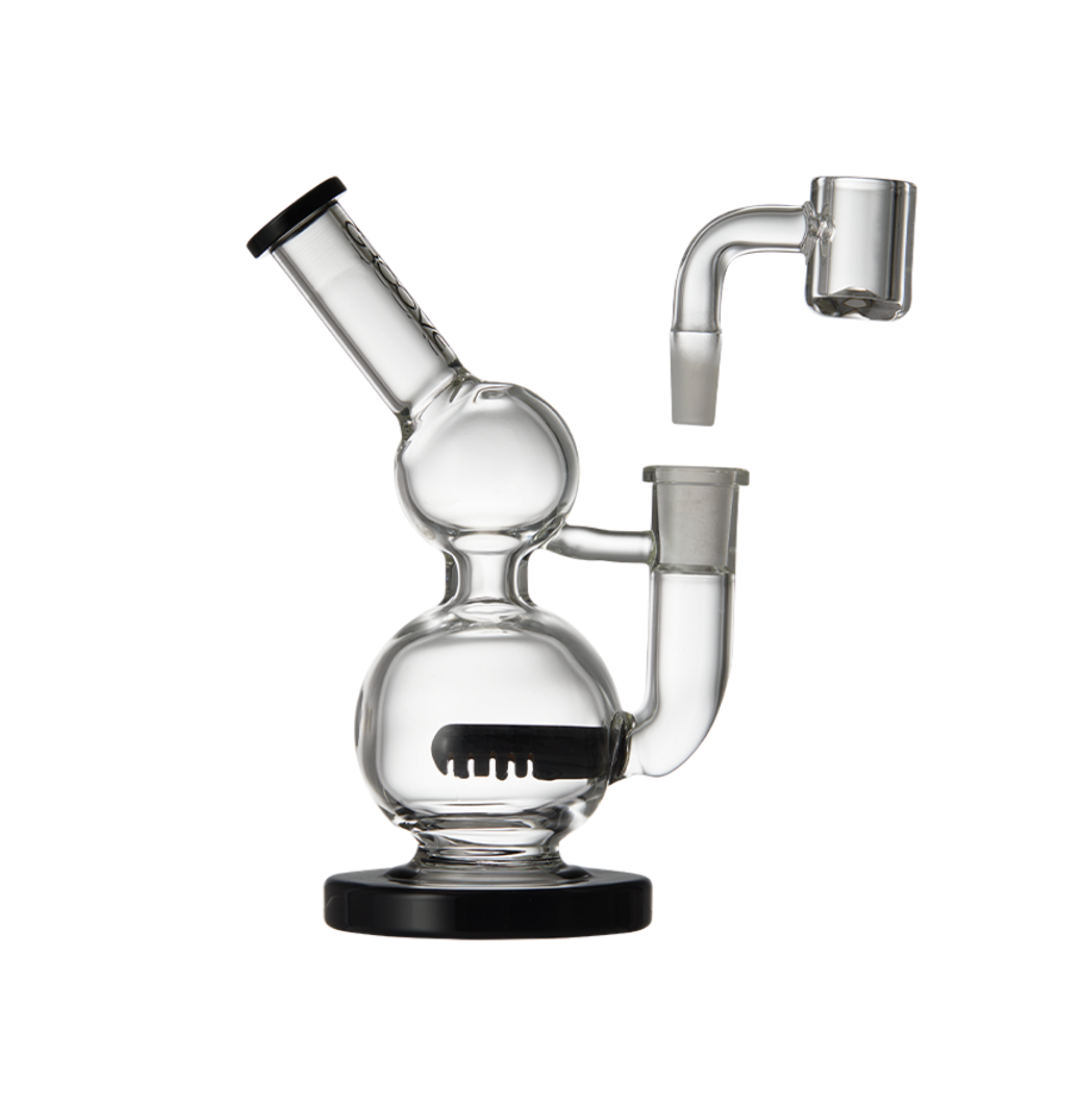 Dab Rig Groove Verre - Micro Rond "Noir"