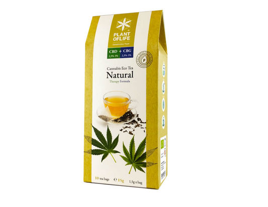 CBD Tea - Plant Of Life "Natural" (10x) 3% CBD + CBG