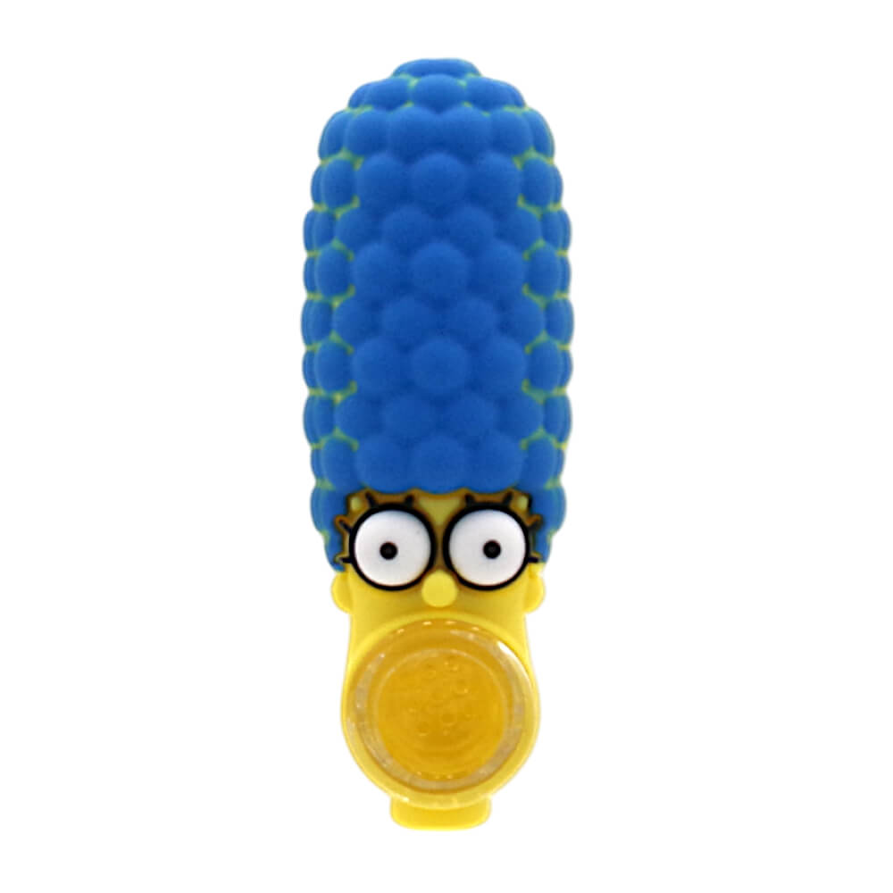 Pipe Silicone - Simpson Marge Bleu (8,5cm)