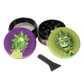 Grinder 40mm Vert/Mauve - Zinc Alloy "Rick & Morty" (4 pièces)