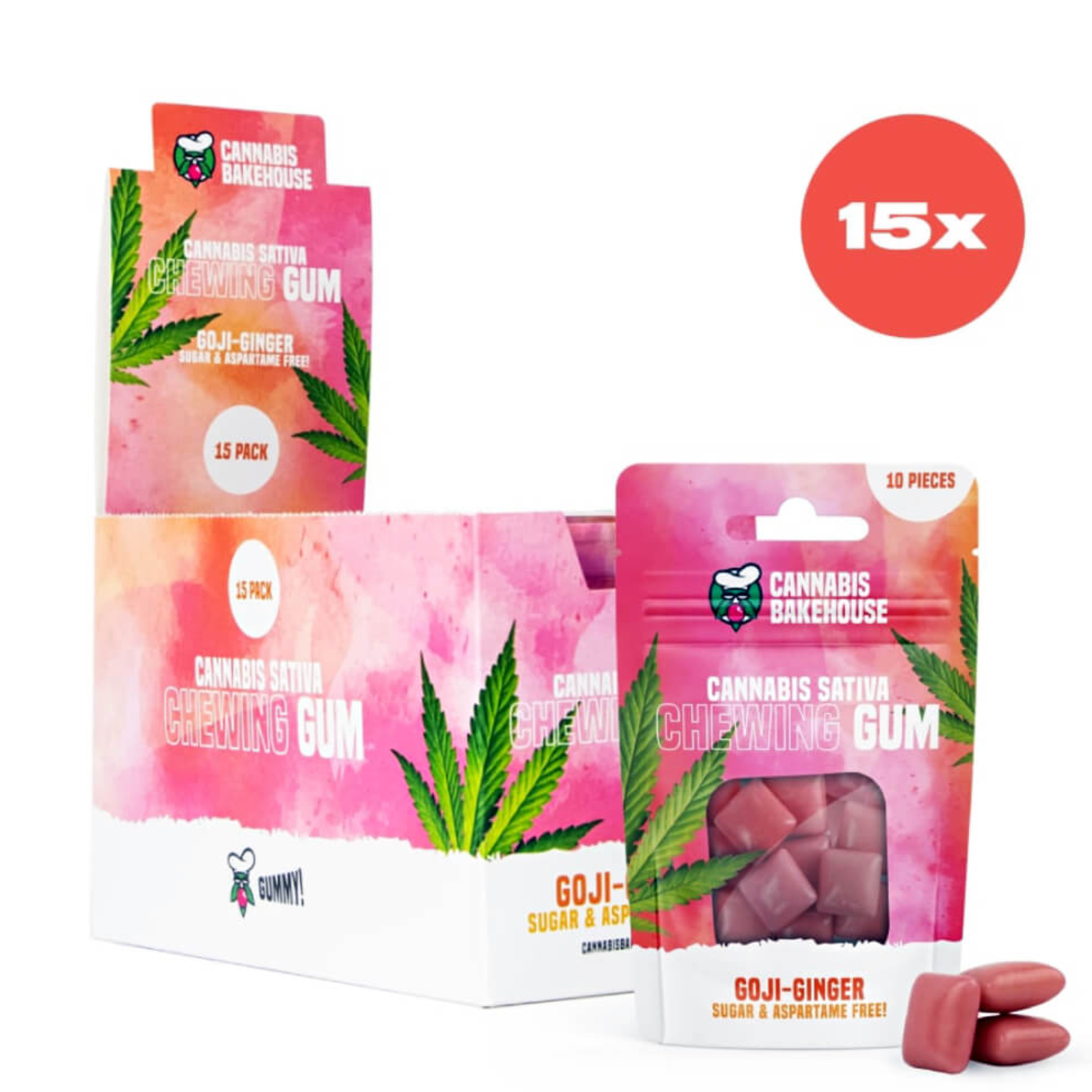 CBD Chewing-Gum Cannabis - Bakehouse "Gingembre"