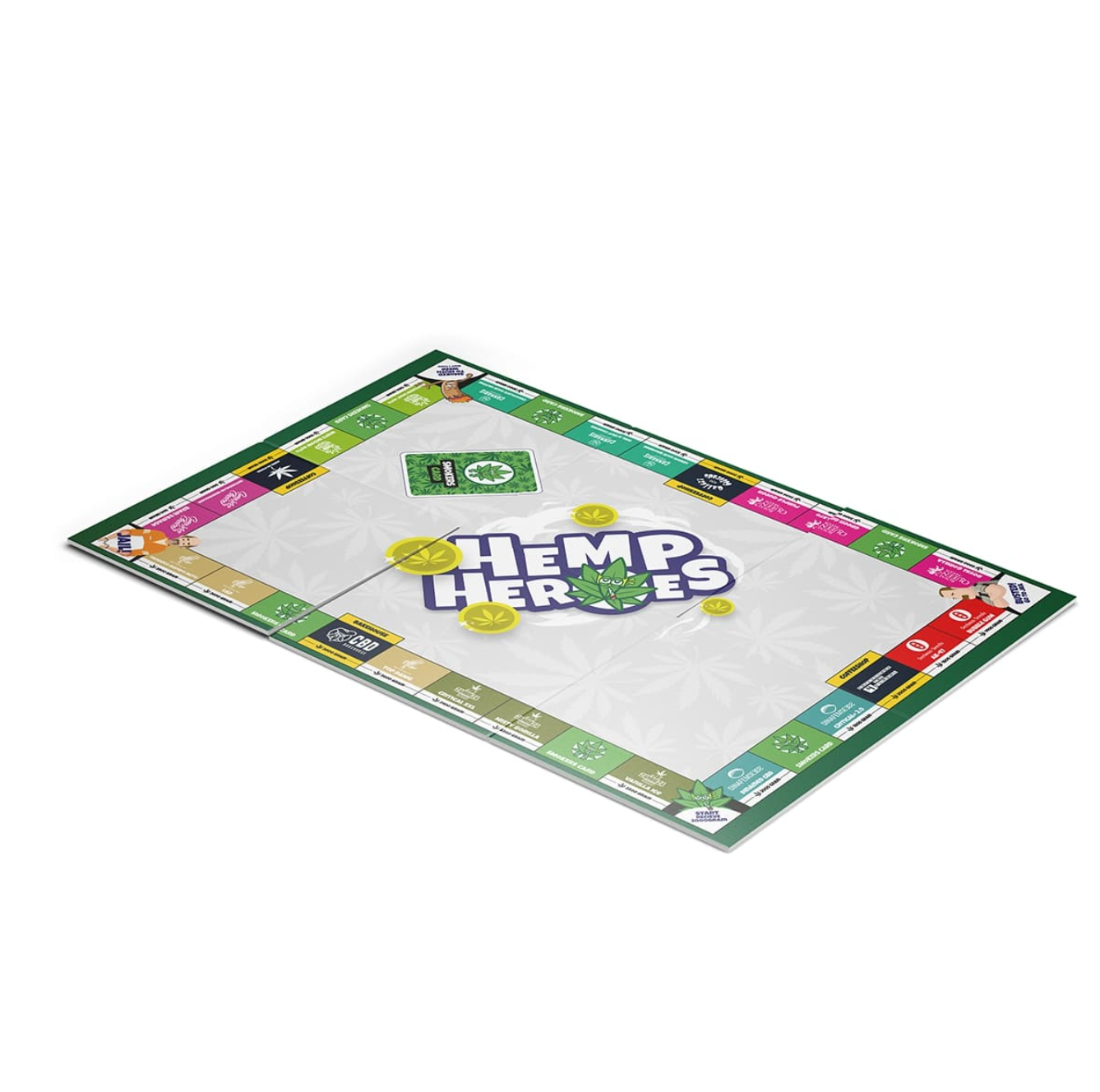 GAME Hemp Heroes - Cannabis Boardgame (2-6 Players)