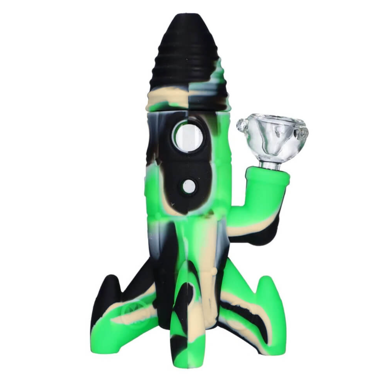 Bong Silicone - Rocket CAMO Glow (20cm)