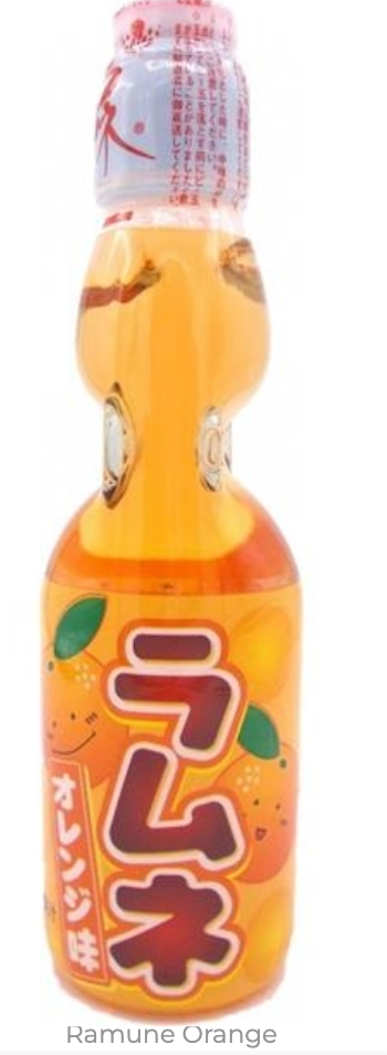 JP Hatakosen Ramune - Orange Fl (200ml)