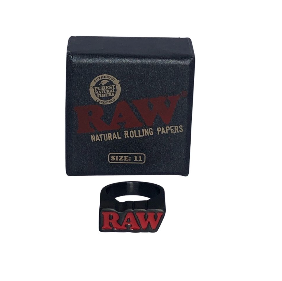 RAW BLACK "Bague Fumeur"  (Taille 11)