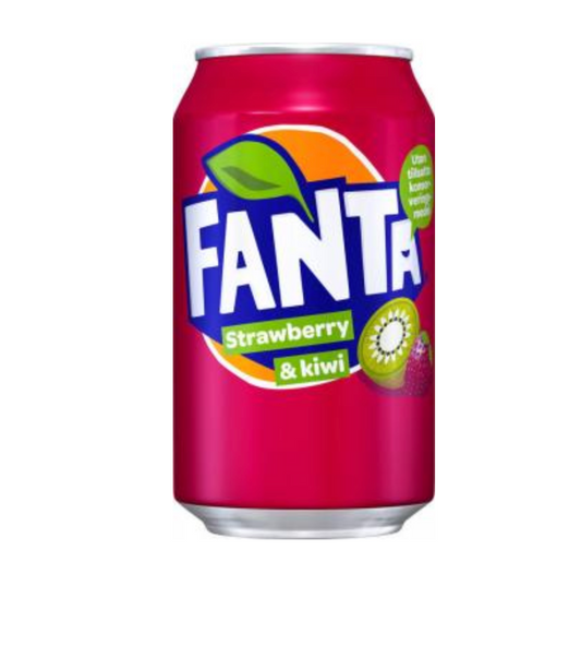 Fanta Canette - Fraises & Kiwi (355ml)