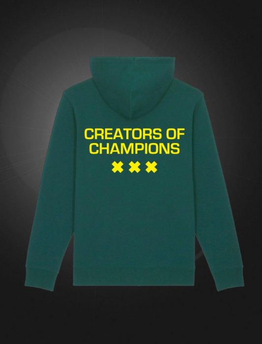 Green House Creators Of Champions - Hoodie Vert & Jaune (Medium)