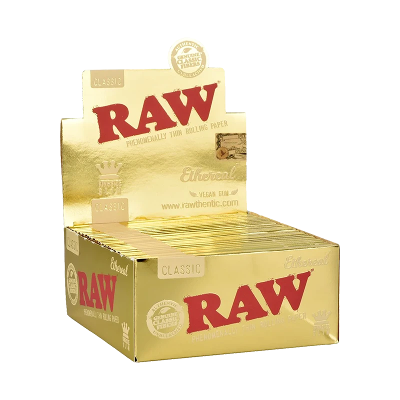 RAW "Rolling Papers" ETHEREAL - KS Slim (Gold)