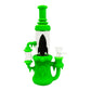 Bong Verre & Silicone Vert - Rocket (23cm)