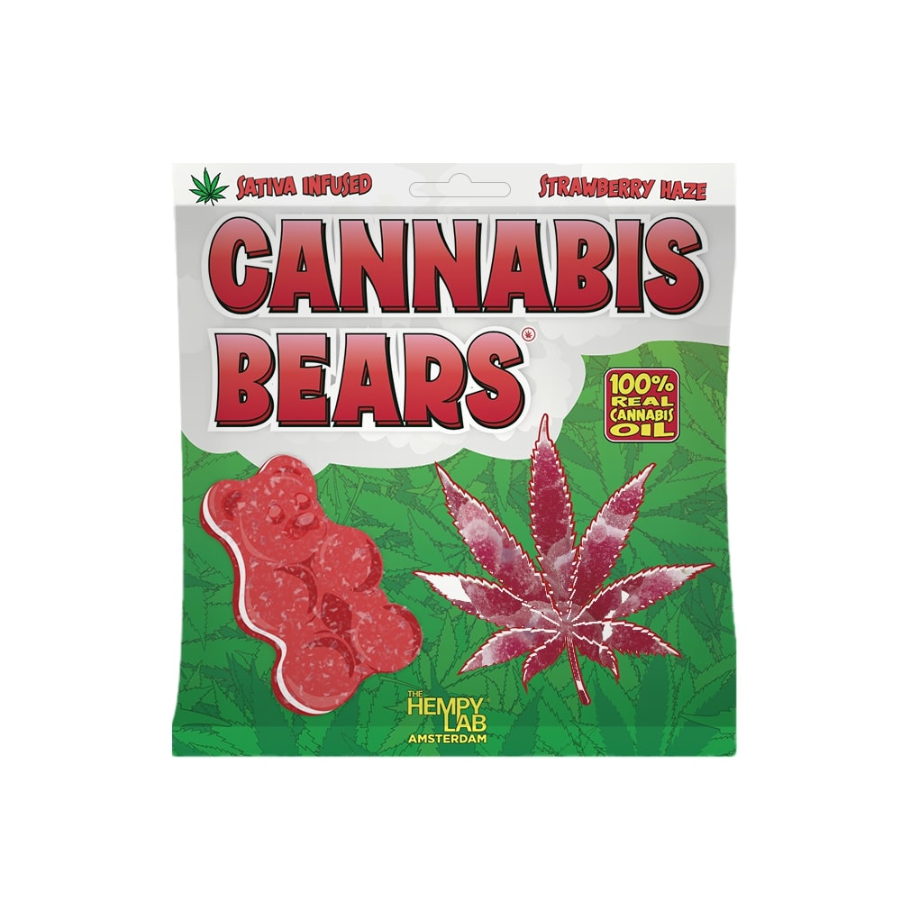 Cannabis Gummies Bears - CBD Strawberry Haze (100gr)