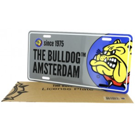 Bulldog - Plaque Immatriculation