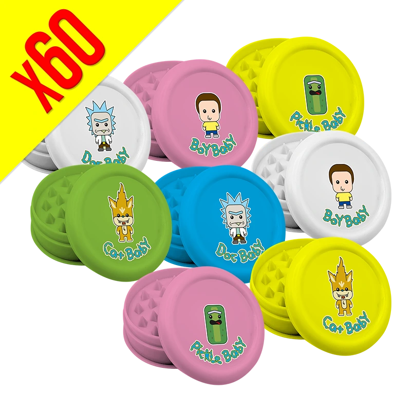 Grinder Plastique - Cartoon Rick & Morty Babies (2pièces)