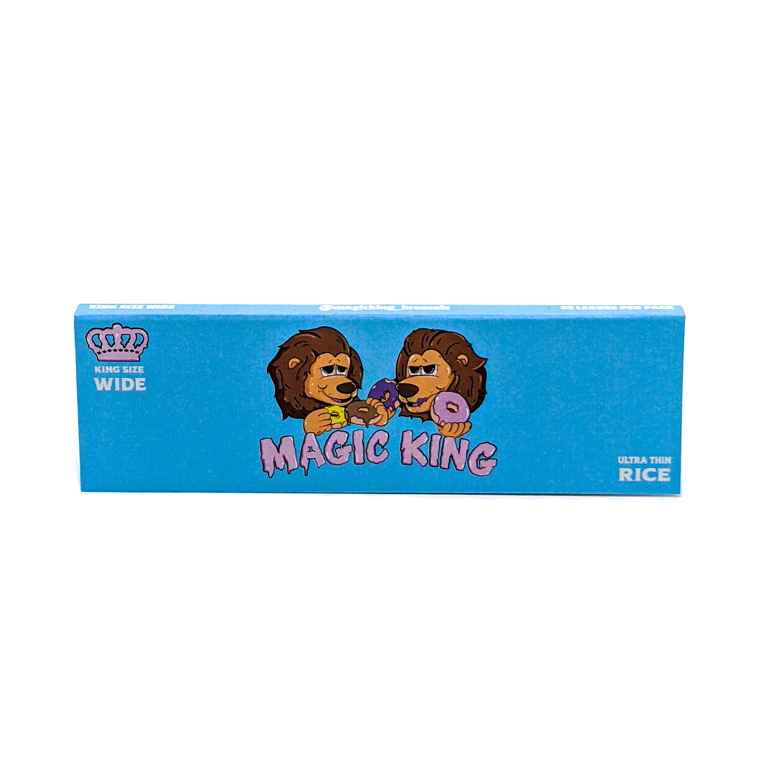 Magic King Donuts Bleu - Feuilles à Rouler Large "Riz"