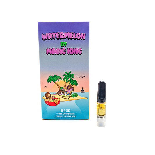Magic King Vape Pen Cartouche - 1X Pastèque/Watermelon (85% CBD)